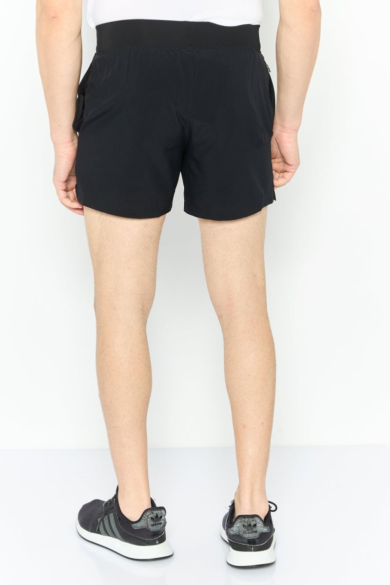 SKECHERS Men Sportswear Fit Training Shorts, Black  - Image 4