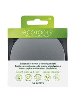 Eco Tools أوراق تنظيف فرش المكياج البيئية  - Image 4