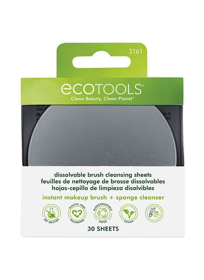 Eco Tools - Eco Makeup Brush Cleansing Sheets - Image 1