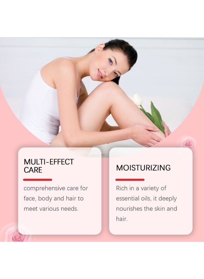 WEST MONTH Strawberry Multi-Purpose Care Oil, 24H Moisturizing Oil for Face, Body & Hair, 120ml - Image 2