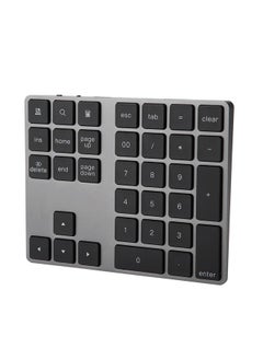 Thoraya Black 34 Keys Mini Numpad Wireless Bluetooth Numeric Keypad For Apple PC  - Image 3