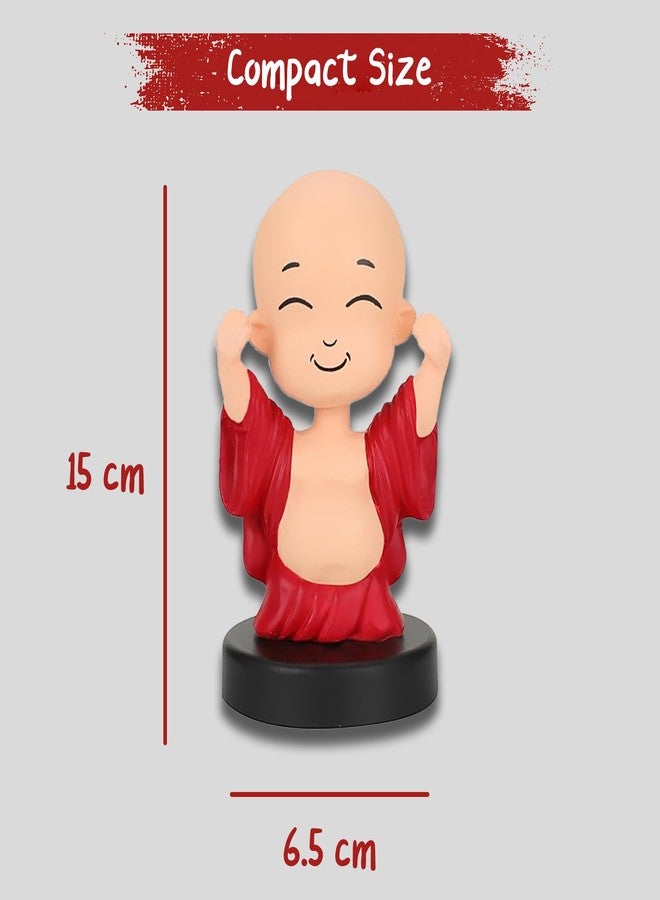 JOUET Laughing Buddha Bobblehead, Enhance Your Luck - Car Dashboard, Home Decor Idol, Living Room Decor, Office Desks, Superhero Action Figure for Kids, Family & Friends - Image 4