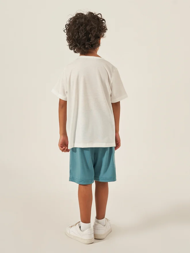 Styli Styli T-Shirt and Shorts Set with Cute Ocean Animals