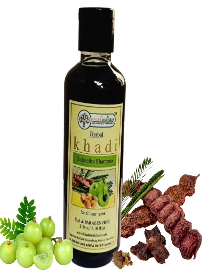 KHADI RISHIKESH Kahdi Rishikesh Satreetha Shampoo For Hair Growth-Reduce Dryness-Control Hair Fall- Winter Hair care shampoo-Women & Men-210x2=ml-All Hair Types-SLS & Paraben Free - Image 2