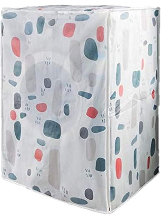 Multi-Color Automatic Washing Machine Cover – Waterproof, Dustproof & Sun Protection ( FRONT LOAD ) - Image 3