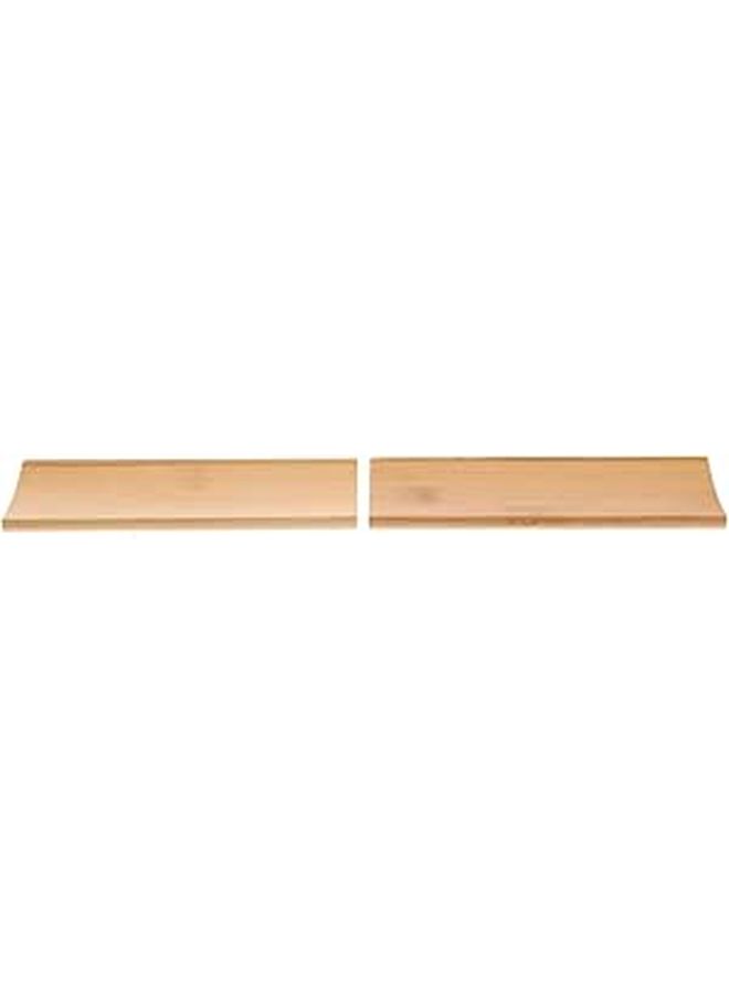Best Sushi Serving Plates 2 Pack Rectangular Wood Display Tray Reusable Household Sashimi Plates - Image 1