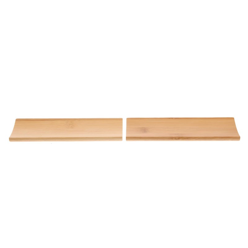 Best Sushi Serving Plates 2 Pack Rectangular Wood Display Tray Reusable Household Sashimi Plates - Image 2