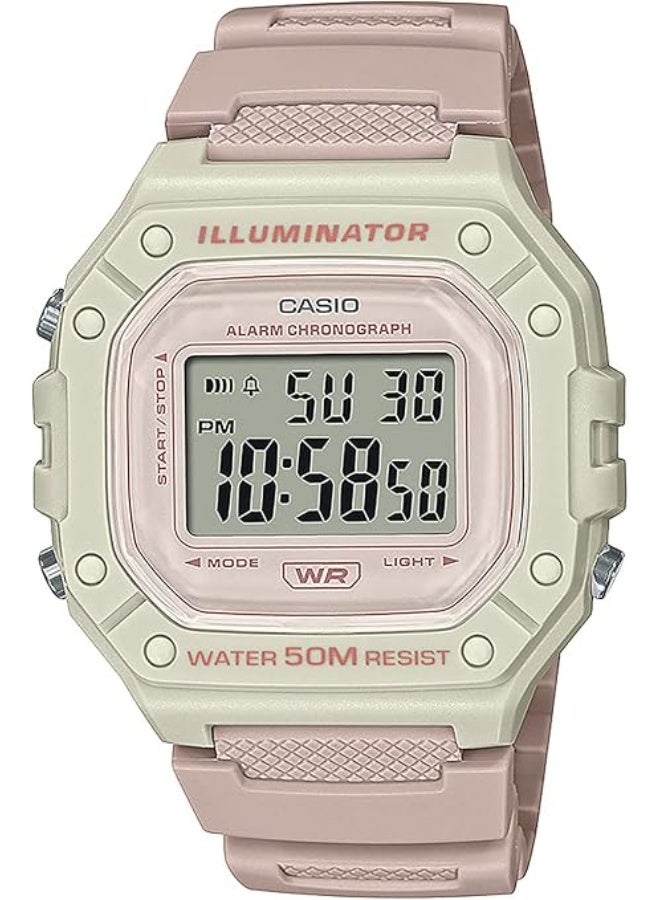 Casio Resin Digital Wrist Watch W-218HC-4A2VDF - Image 1