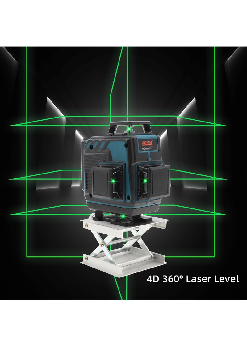 Bonai  متعددة الوظائف 4D 16 خط ليزر مستوى 3 درجات ذاتية التسوية، بطارية ليثيوم قابلة لإعادة الشحن عبر USB، أداة تسوية مع خطوط إمالة أفقية رأسية - pzsku/Z979A75B4C354703406CEZ/45/_/1701411265/fa77c896-3f59-4504-811c-08606c48d464