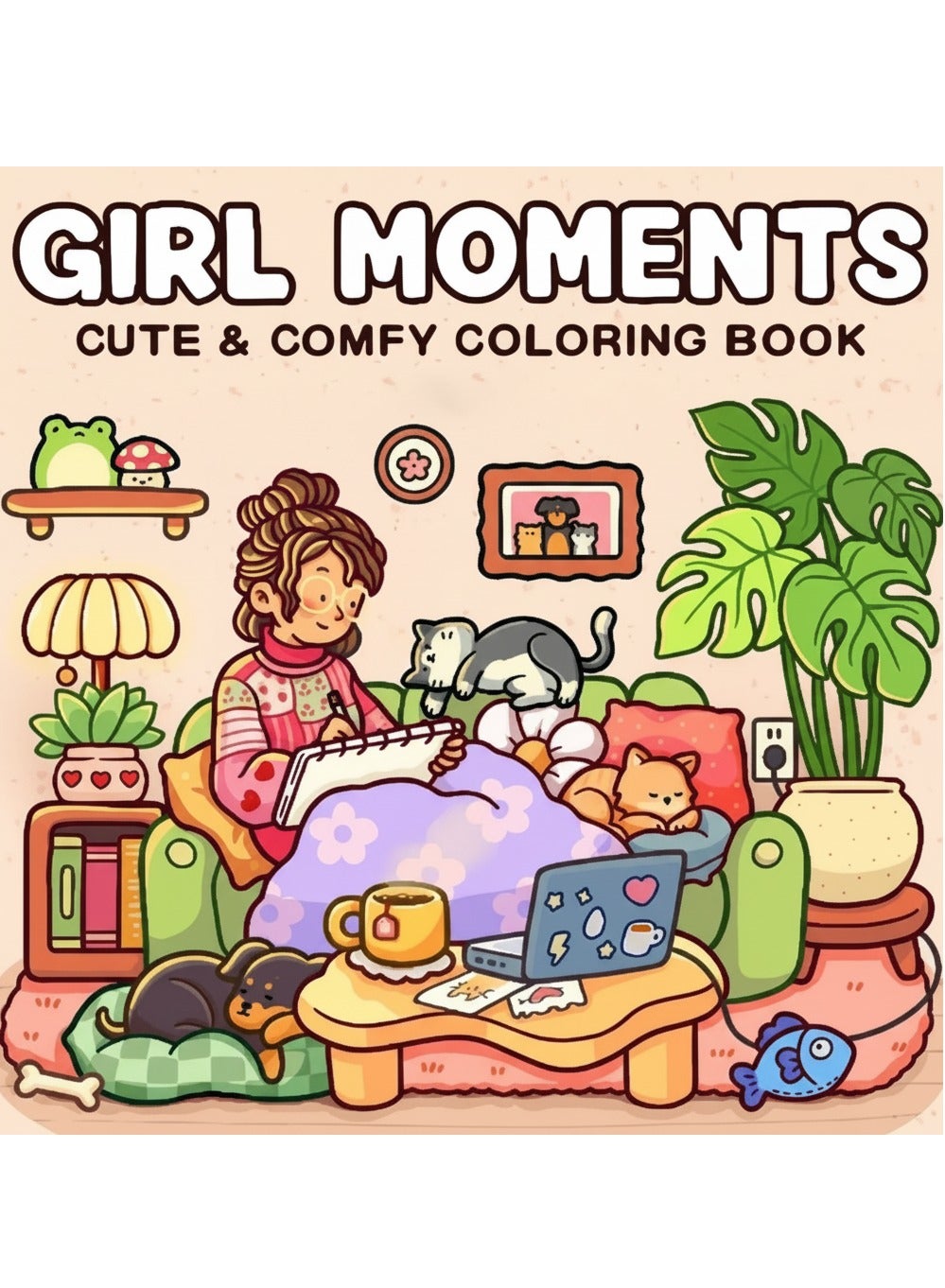 Teenagers Children Coloring Book GIRL MOMENTS Book Easy to Follow Coloring Book Teenagers Coloring Book Children Coloring Book Girl Moments Book Teenagers Activity Book Creative Art Book Educational Coloring Stress-Relief for Kids