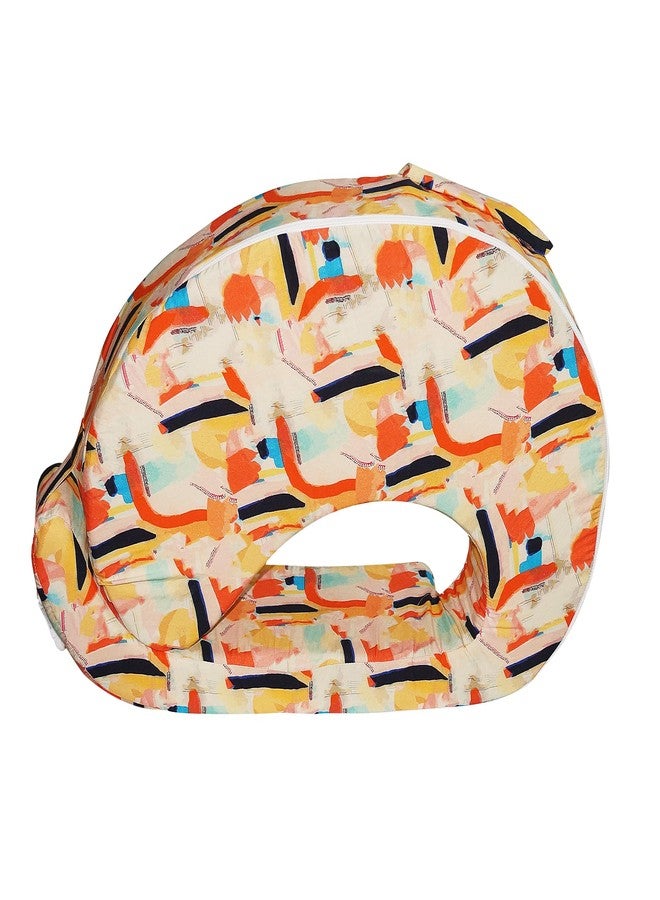 Gordon Nursing Pillow for Breastfeeding, Nursing and Posture Support with Pocket and Removable Slipcover Made in Eco Friendly Soft Fabric (Ammy) - Image 3