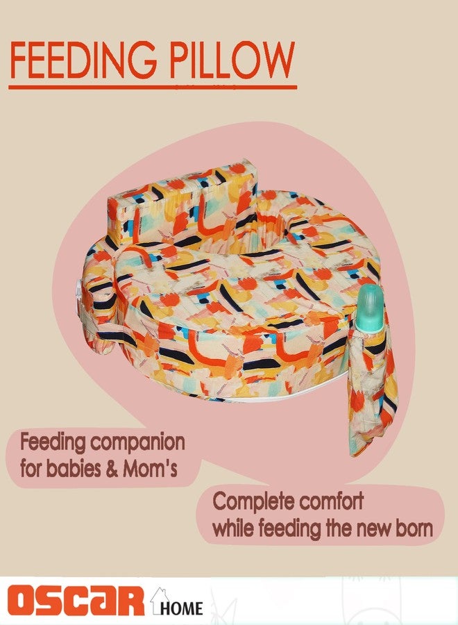 Gordon Nursing Pillow for Breastfeeding, Nursing and Posture Support with Pocket and Removable Slipcover Made in Eco Friendly Soft Fabric (Ammy) - Image 2