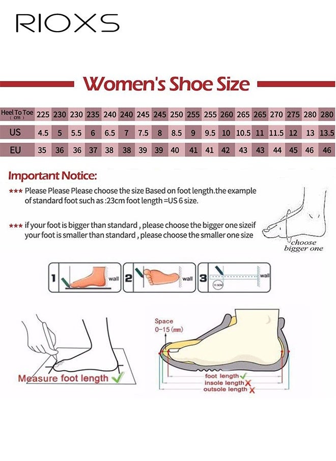 RIOXS Women's Knit Knit Heeled Sandals, Chunky Block Heel Sandals, Open Toe Slip On Sandals For Women, Fashion Chunky Heels, Ladies Casual Slides Sandal, Stylish Square Open Sandals Mules, Versatile Walking Sandals For Party/ Work/ Date/ Wedding  - Image 2