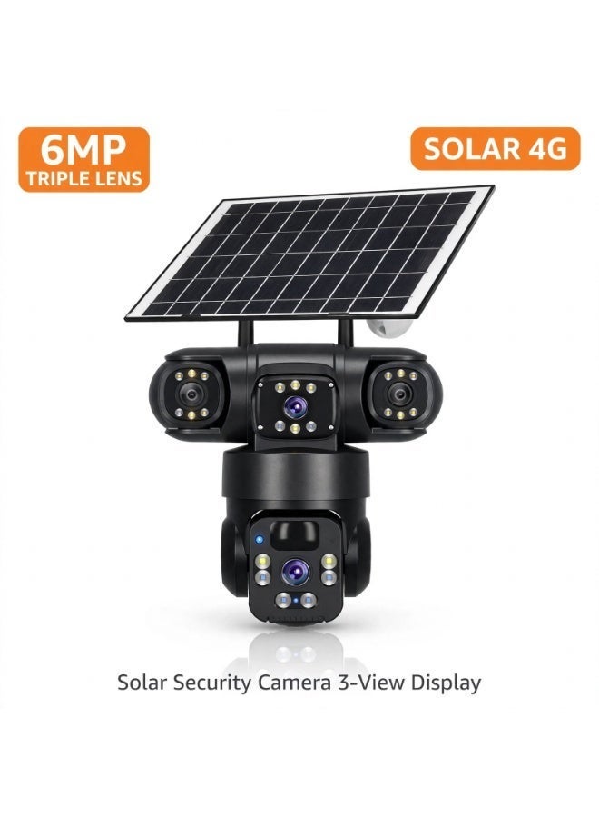 ELTRAZONE ELTRAZONE solar-powered Triple Lens Security Camera Z979A9932E28974FAE83AZ