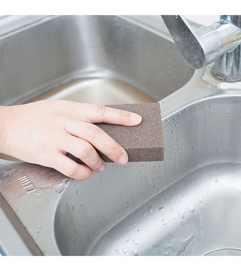 Nano Emery Sponge 3 Pieces Magic Wipe Kitchen Supplies Pot Brush Stain Removal Rust - Image 3