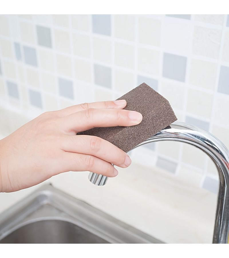 Nano Emery Sponge 3 Pieces Magic Wipe Kitchen Supplies Pot Brush Stain Removal Rust - Image 1