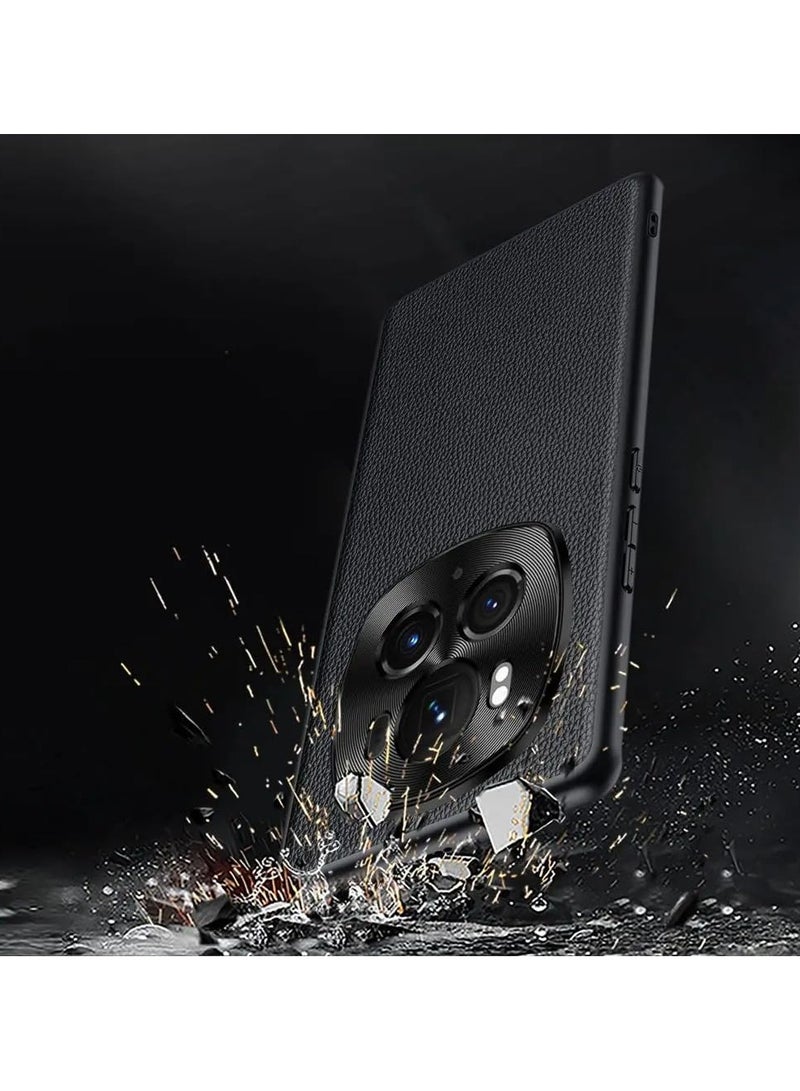 الشرف ماجيك 6 برو 5 جرام جلد طبيعي غطاء ، كاميرا عدسة حماية ، صدمات ، ضئيلة تصميم 【قطرة اختبار】 واقية حالة ل الشرف ماجيك 6 برو - Image 4