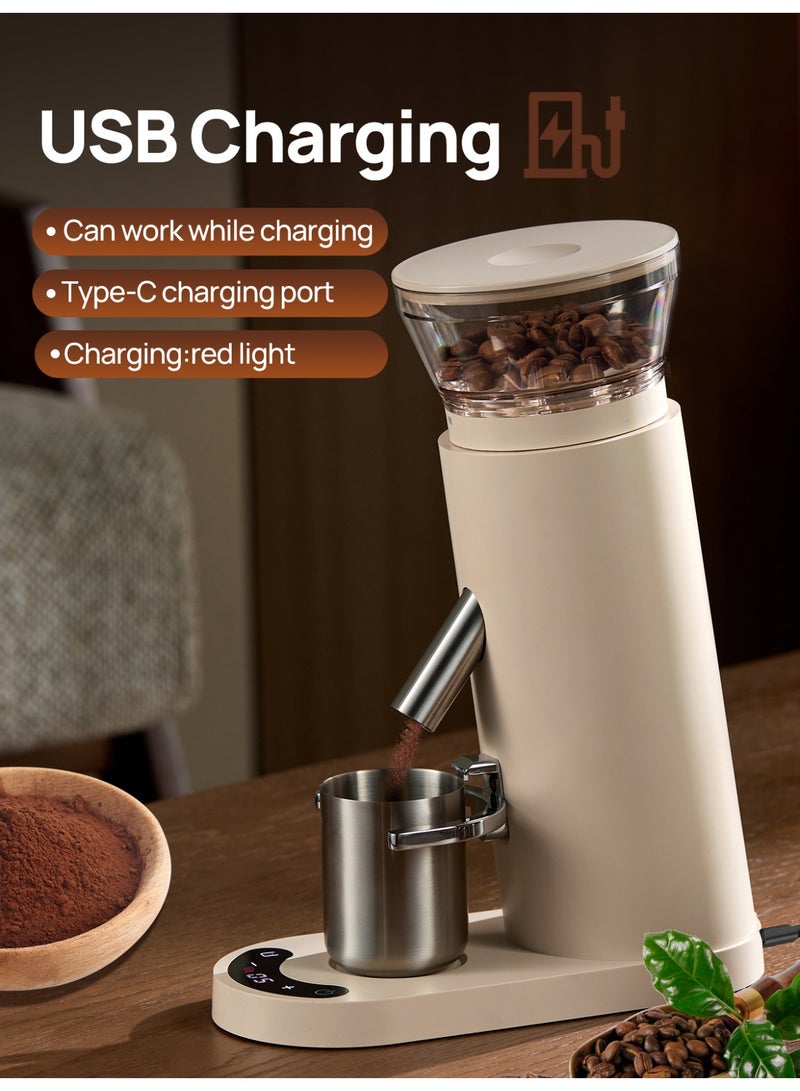 بريتيل مطحنة قهوة مخروطية الشكل مع 60 إعدادا قابلا للتعديل لـ V60 و6-8 أكواب للمنزل والمكتب وركن القهوة - Image 3