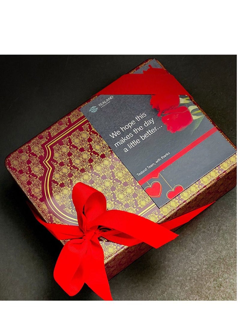 Tealand - Tea Gift Treat Best Luxury Box Gift Pack with Sakura Allure Earl Grey Tea Infusing Spoon & Personal Gift Card - Image 1