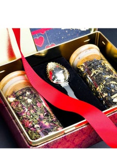 Tealand Tea Gift Treat Best Luxury Box Gift Pack with Sakura Allure Earl Grey Tea Infusing Spoon & Personal Gift Card  - Image 2