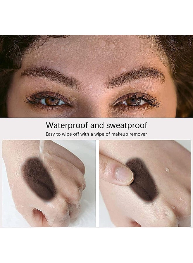 Eelhope Eyebrow Stamp, Brow Shaping Kit Definer, 10 Reusable Stencils for Women Makeup Tools (Black) - Image 5
