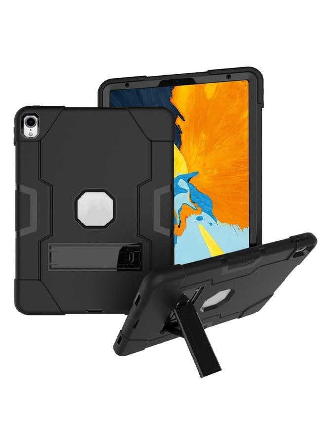 Zaboon Case For iPad Pro 11 Contrast Color Silicone + PC Combination Case with Holder - Image 1