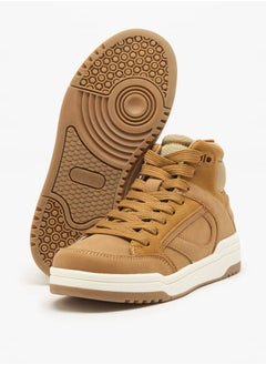 Mister Duchini Boys Panelled High Top Sneakers with Zip Closure  - Image 5