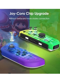 SWITCH 0 Joy Cons Wireless Controller for Nintendo Switch L/R Controllers Replacement Compatible with Nintendo Switch Lite OLED Joystick with Wake-up Screenshot Dual Vibration Motion Control Function  - Image 2