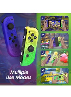 SWITCH 0 Joy Cons Wireless Controller for Nintendo Switch L/R Controllers Replacement Compatible with Nintendo Switch Lite OLED Joystick with Wake-up Screenshot Dual Vibration Motion Control Function  - Image 4