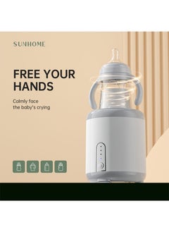 Sunhome خلاط الحليب الكهربائي SUNHOME مع USB باللون الأبيض  - Image 5