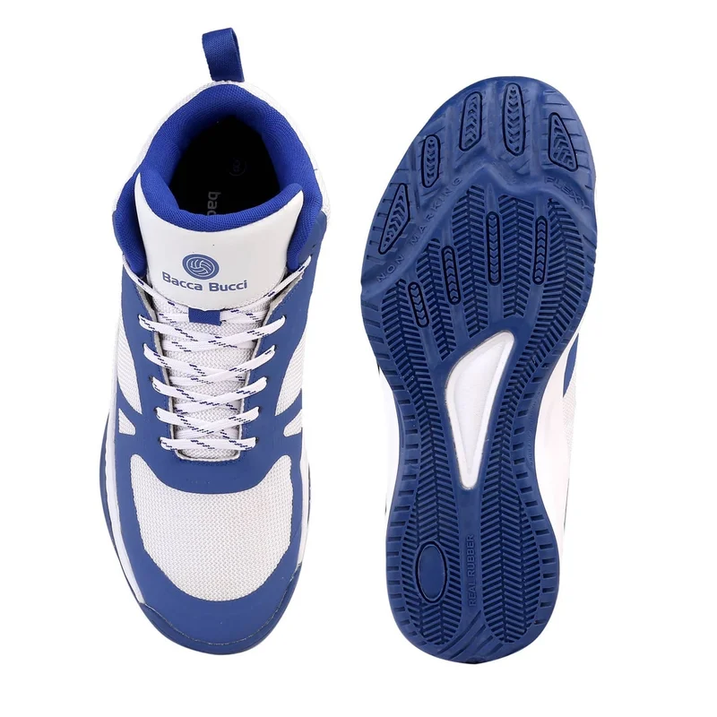 Bacca Bucci Blue Slamdunk Basketball Shoes for Men | Best Price UAE