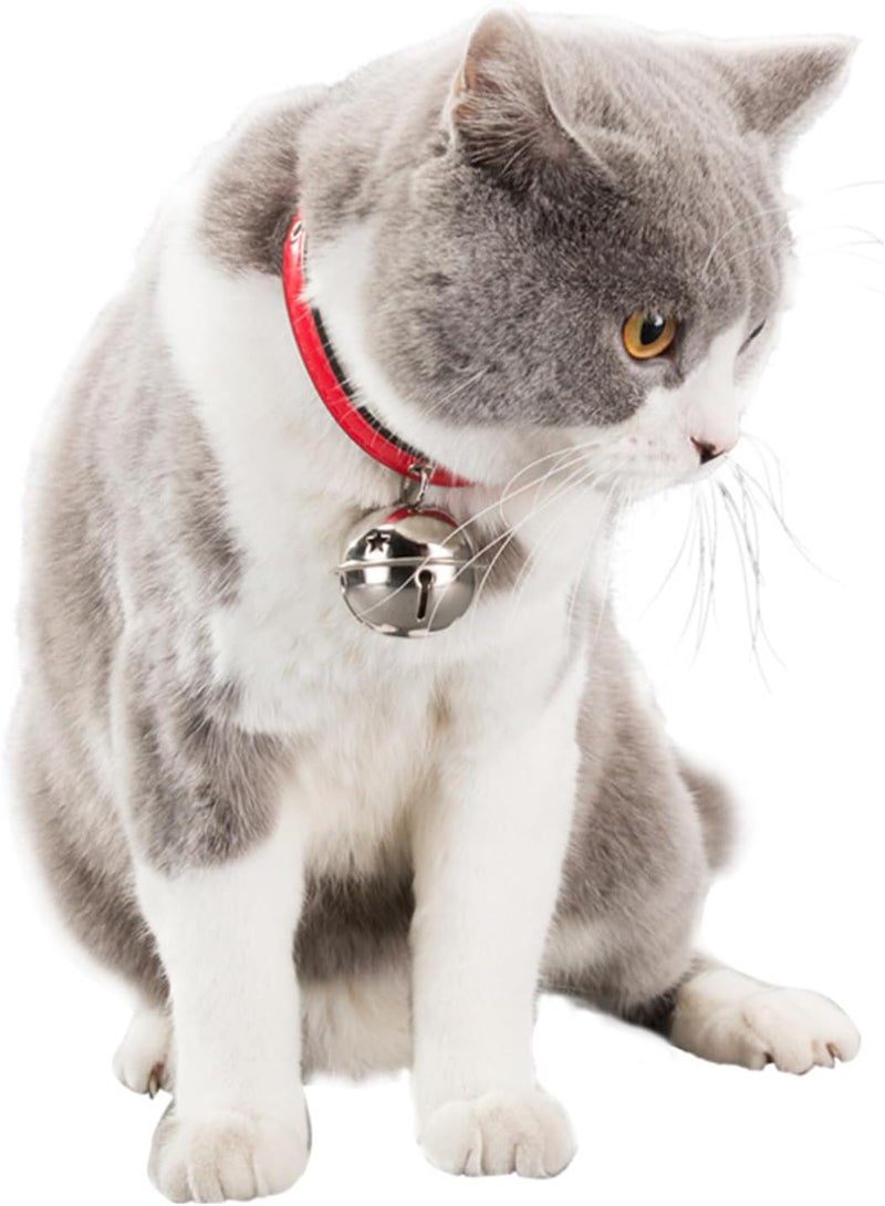 Colorful Beads Puppy Pet Collar Soft Adjustable Belt Ideal for Daily Use or Travel Alloy Bells Dog Collar for Small Pet - Image 2