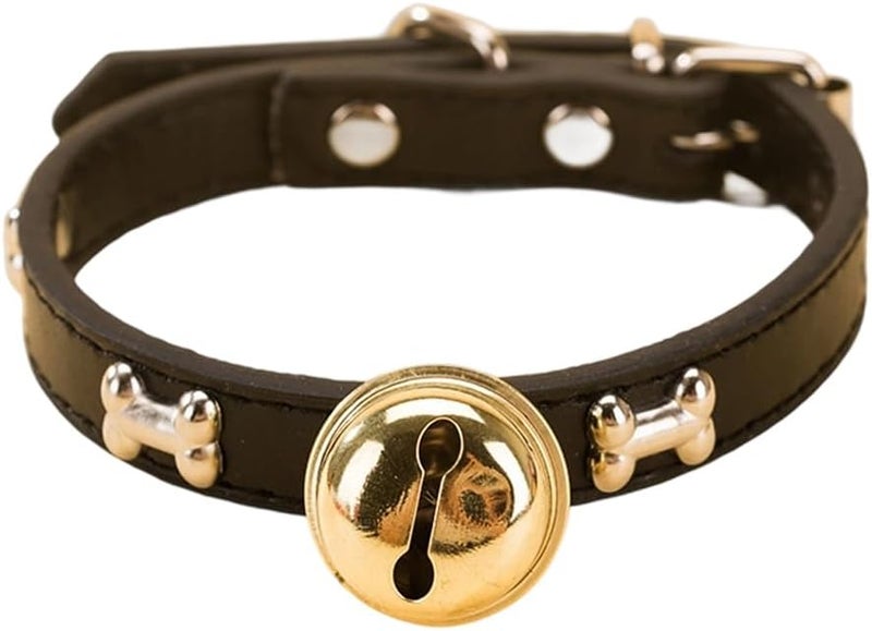 Colorful Beads Puppy Pet Collar Soft Adjustable Belt Ideal for Daily Use or Travel Alloy Bells Dog Collar for Small Pet - Image 5