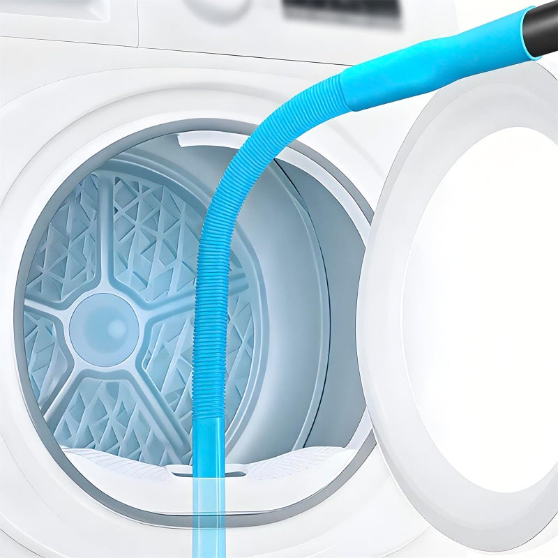 Clarissaway Upgraded Dryer Lint Vent Cleaner Kit: Flexible Vacuum Hose Attachment for Lint Removal |Universal Vacuums Deep Cleaning Brush for Clogged Ducts - Image 1