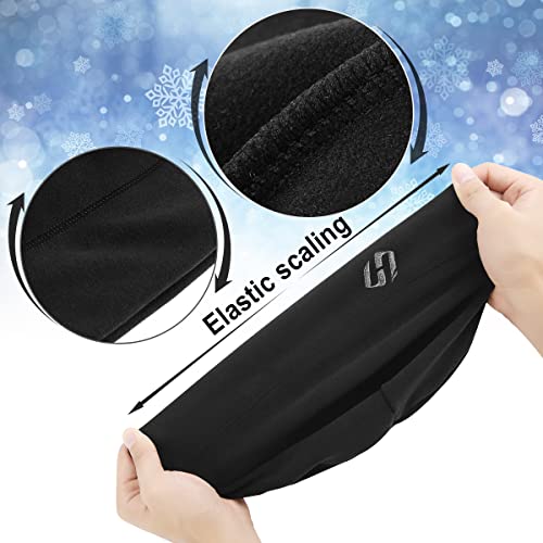 HASAGEI Thermal Running Hat - Men's Skull Cap Cycling Cap Under Helmet Black - Image 4