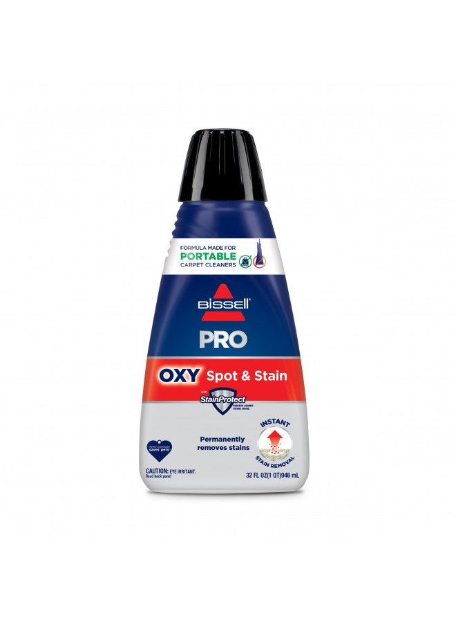 Bissell Bissell Professional Spot and Stain + Oxy Portable Machine Formula, 32 oz, 1-Pack, 32 Fl Oz  - Image 1