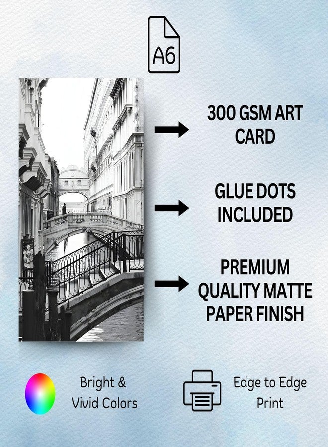 Posters Inc Paper Pack of 54 Black&White Posters, Home Decor Items for Living Room, Aesthetic Black&White Wall Stickers for Bedroom and Kitchen, Gifts for Women, 4x6 Inches Size Collage Art Kit - Image 4