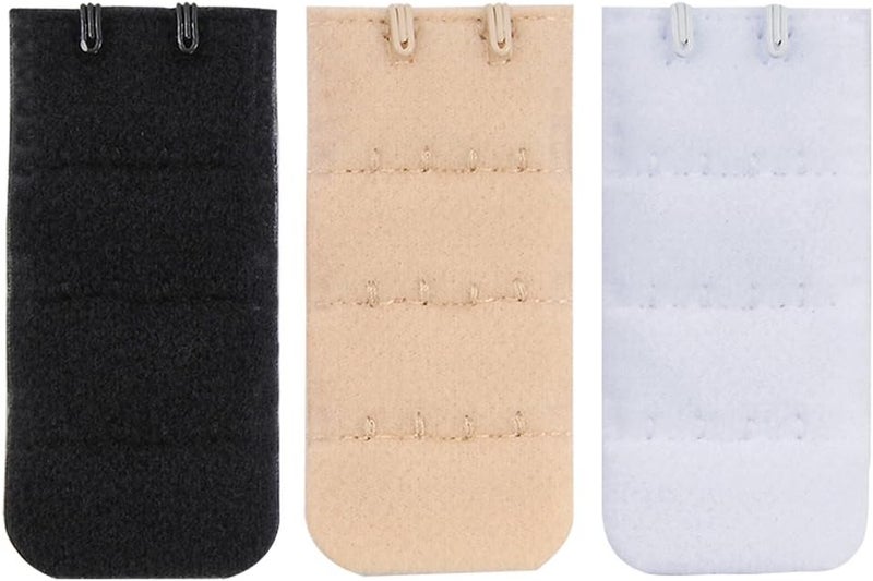 Closecret Women's Nylon Bra Extender Multi-size Brassiere Strap Extension - Image 2