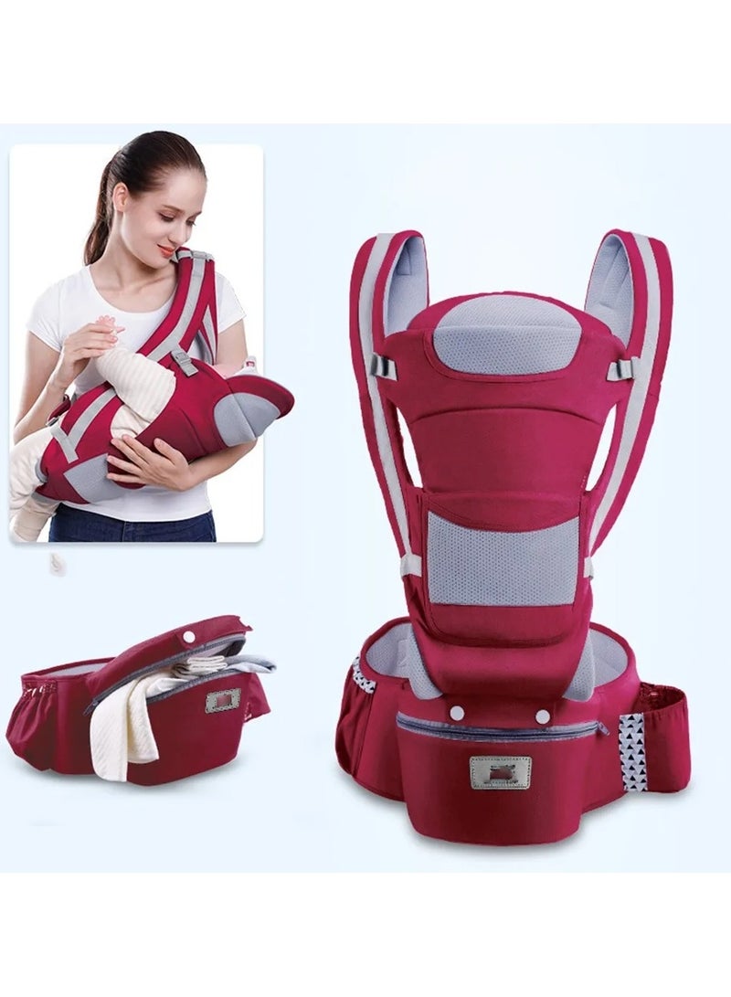 AROAQ Newborn Ergonomic Baby Carrier Backpack Front Facing Baby Carrier Ergonomic Travel Sling - Image 1