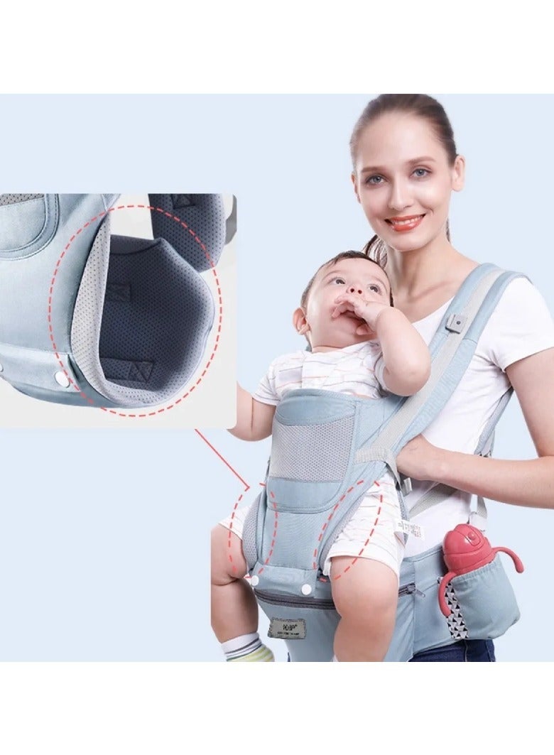 AROAQ Newborn Ergonomic Baby Carrier Backpack Front Facing Baby Carrier Ergonomic Travel Sling - Image 5