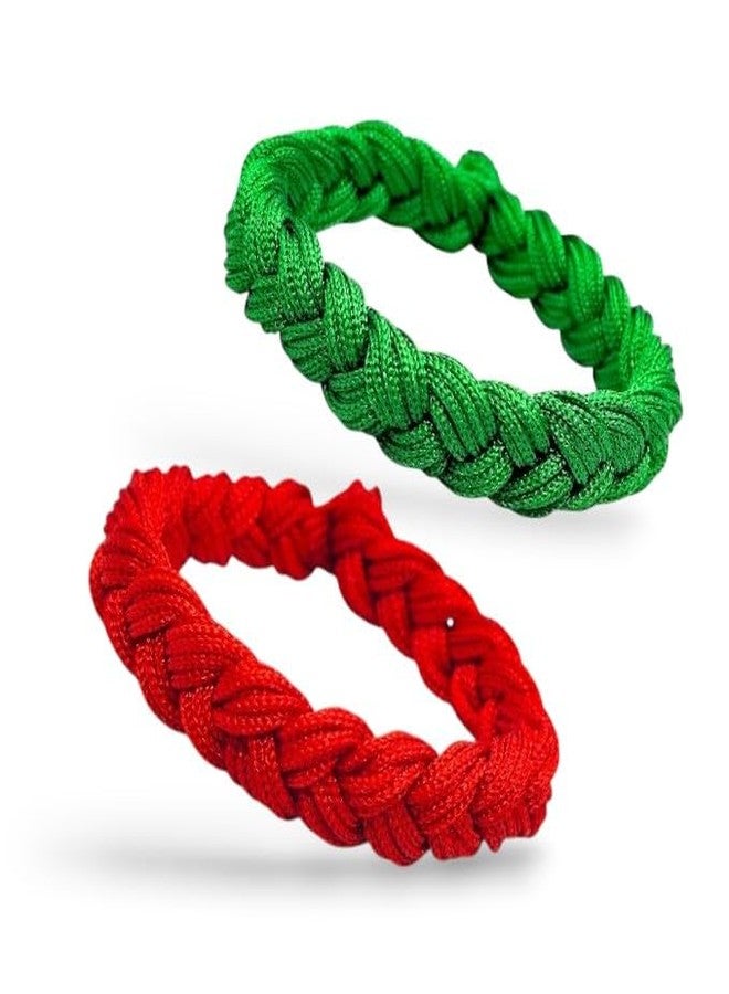 Elleva Hand Bracelet for Man Handmade Bracelet Thread for Women Stylish Latest | Pooja Mauli Dhaga for Hand Raksha Sutra Bracelets Combo for Unisex, Set of 2 (Pack of 1) - Image 1