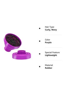 yongsheng Universal Collapsible Hair Dryer Diffuser Attachment- Salon Grade Tool,Lightweight Foldable Portable Travel Folding Design  - Image 4