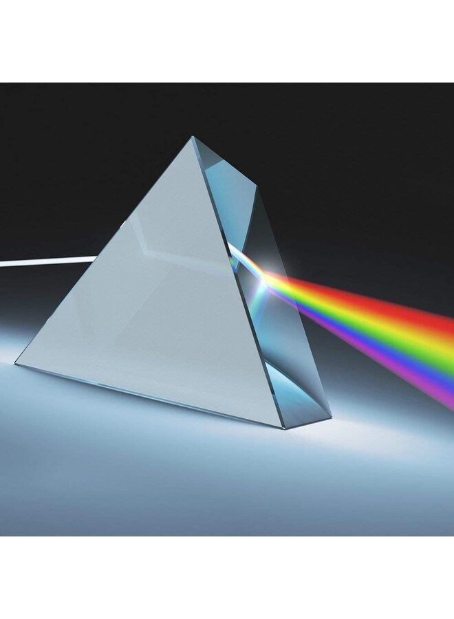 Optical Prism for Science Equilateral Glass Prism Triangular, 2 Pack 1.97 Inch Crystal Rainbow Maker for Photography Science Experiments Physics Teaching Light Spectrum - Image 2