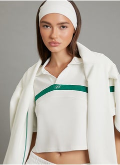 FOREVER 21 Active Striped LA Polo Shirt  - Image 5