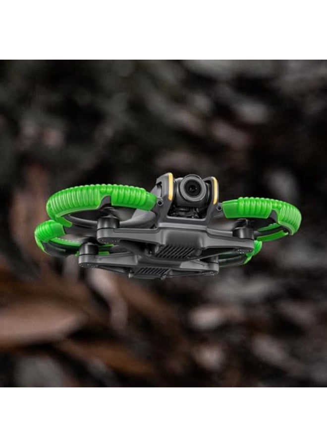 Letshevette Anti-Collision Propeller Protective Covers for DJI Avata 2 Drone from DJI Avata 2, Thermoplastic Polyurethane Fluorescent Protective Covers - Image 3