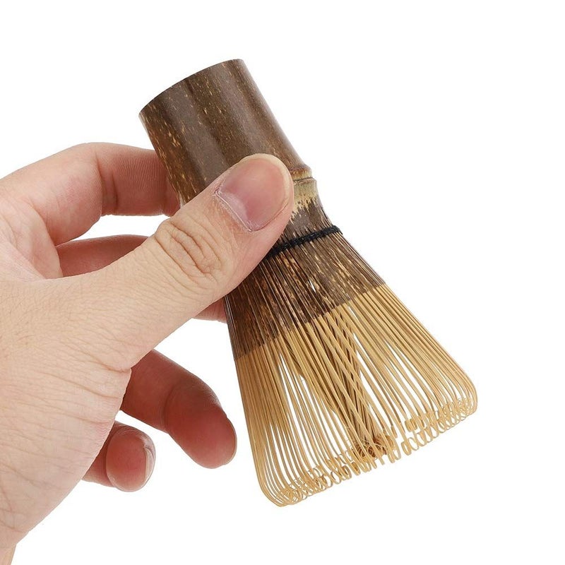 Matcha Whisk Set Japanese Style Tea Brush for Tea Making 100 Purple Bamboo Books - Image 4