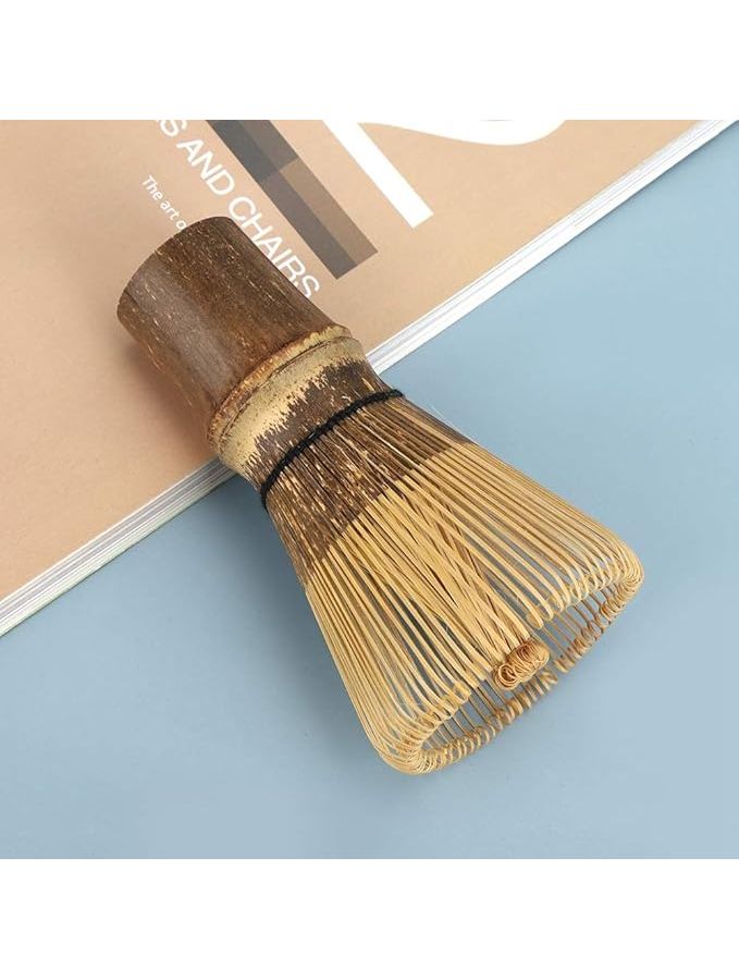 Matcha Whisk Set Japanese Style Tea Brush for Tea Making 100 Purple Bamboo Books - Image 1