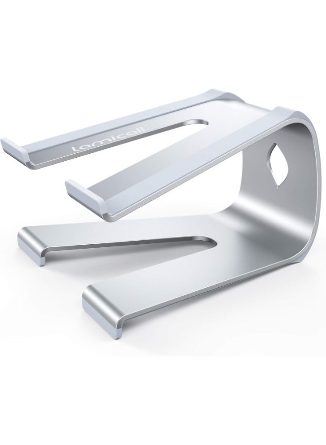 لاميكول حامل الكمبيوتر المحمول LN01، رافع كمبيوتر محمول عالمي - حامل تبريد مريح لأجهزة الكمبيوتر المحمولة المكتبية من 10 إلى 17.3 بوصة، متوافق مع أجهزة MacBook Pro وMacBook Air الجديدة لعام 2021، وأجهزة Dell وHP وSamsung وLenovo وغيرها. - Image 1