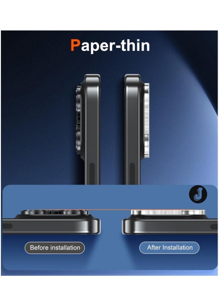 JAJEEK "2-Pack Screen Protector for iPhone 16 – Privacy & Camera Lens Protectors, 9H Hardness, Scratch-Resistant Tempered Glass, Easy Installation, Drop Protection" - Image 3