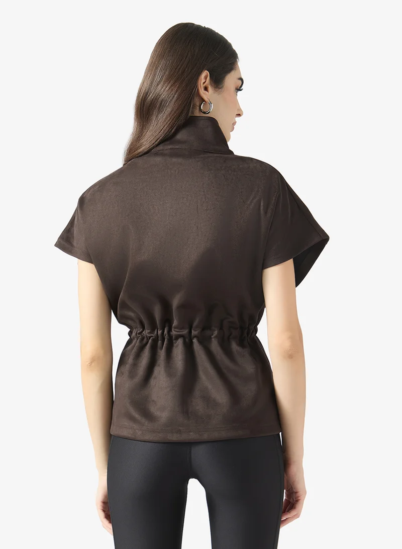 Only Onlmira Faux Suede Waistcoat